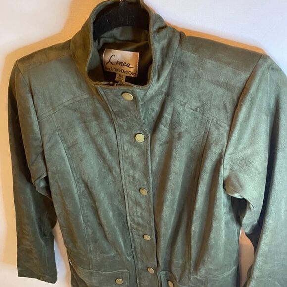 Linea Louis Dell” Olio faux suede jacket AnorakXXS - Picture 7 of 12